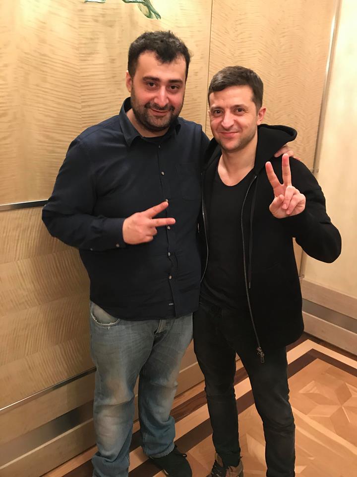 How is Ukraine President-Elect Volodymyr Zelenskiy connected to Georgia