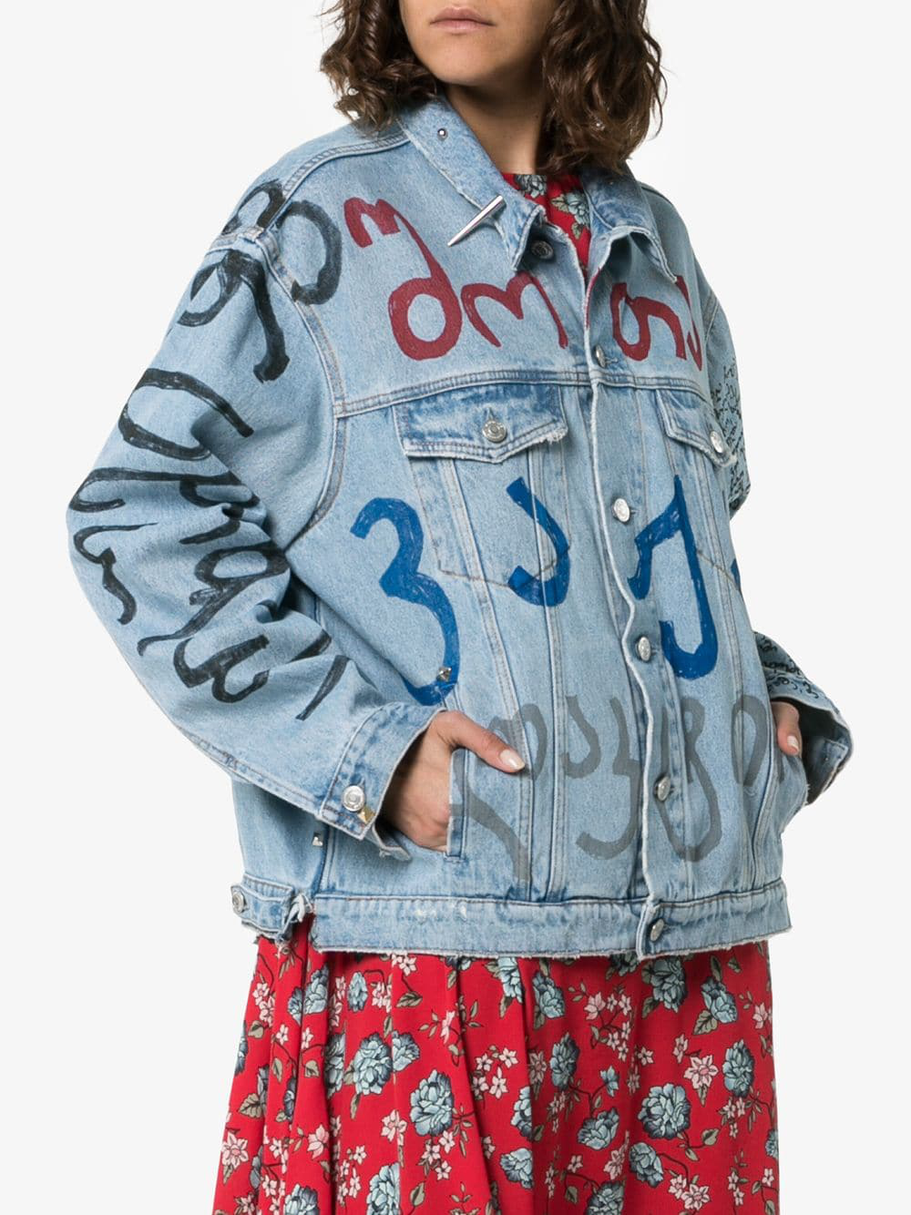 Demna Gvasalia's Denim Jacket reads Georgian geniuses “Shota