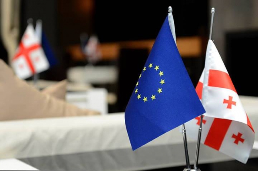 Georgia EU Relations Within Georgia S 2024 Objective To Apply For The   Sakartvelo Eu Droshebi1 