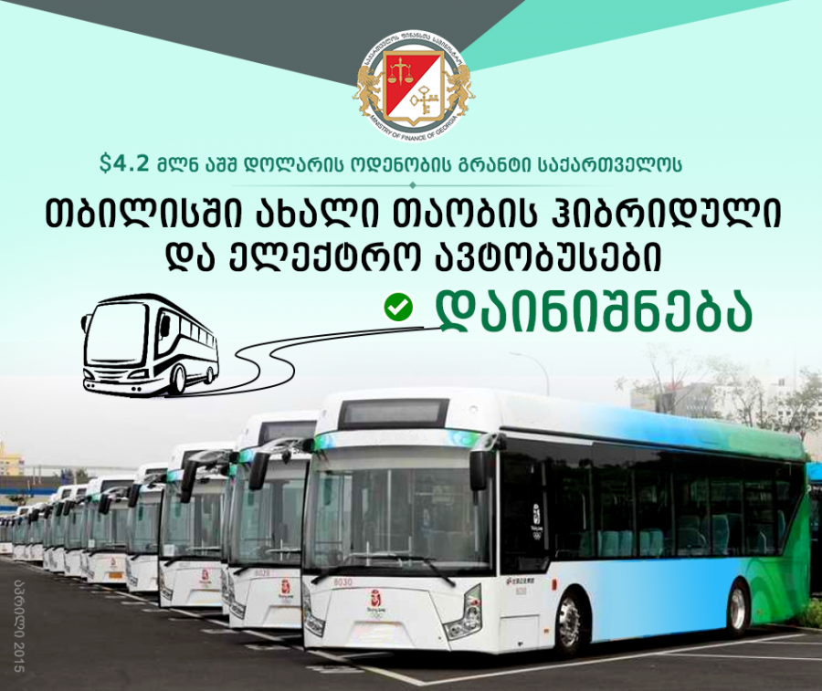 New hybrid buses to be purchased for the Tbilisi Municipality ...