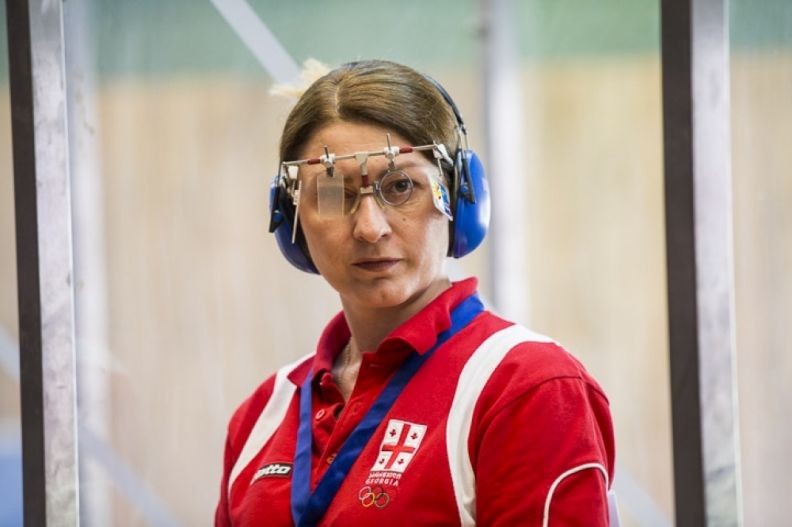 Georgian sports shooter Nino Salukvadze gained a license to the Olympic ...